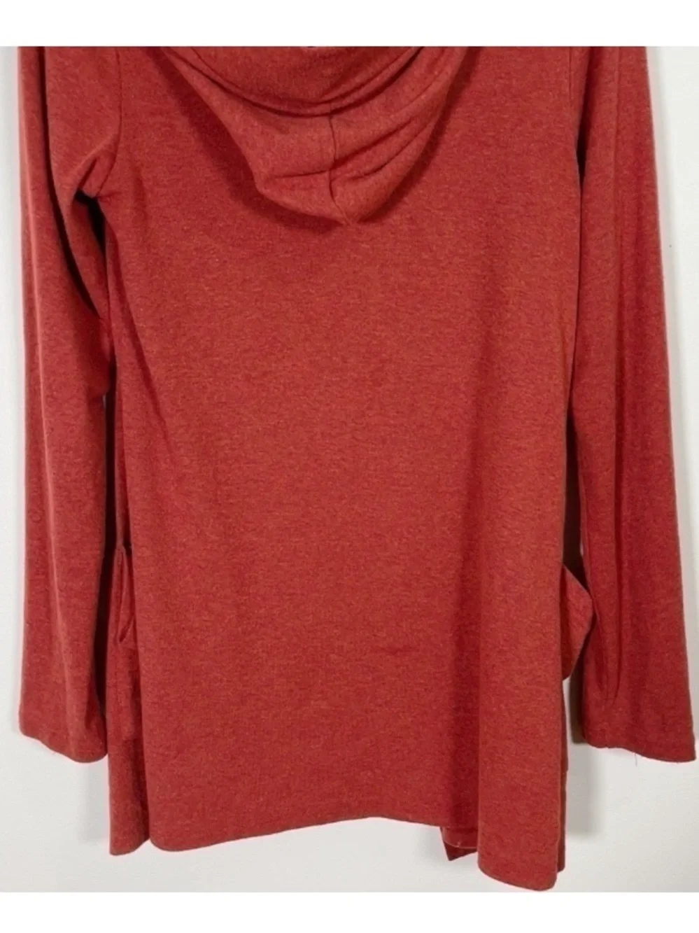 Code x Mode Lightweight Open-Front Rust Cardigan - Picture 11 of 13